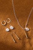 Ballgame Duo Charm Pendant Necklace - Aaria Tees Aaria Tees