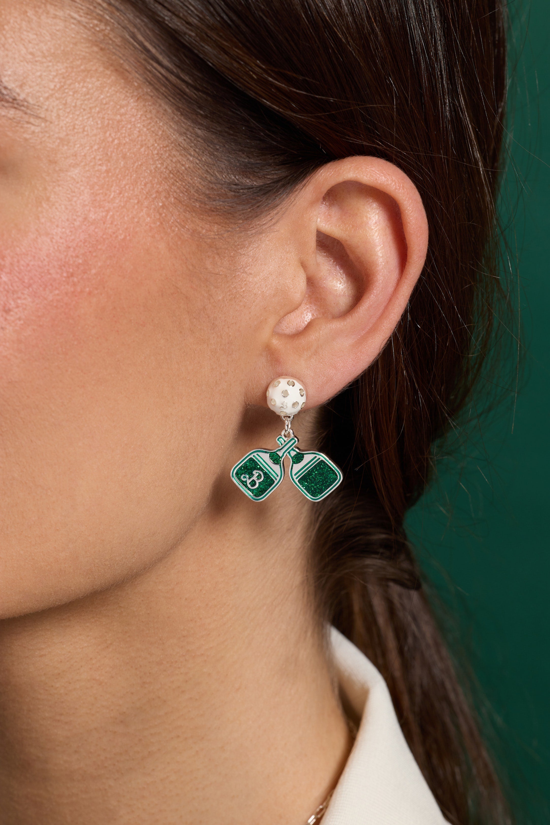 Barbie™ Pickleball Drop Earrings - Aaria Tees Aaria Tees