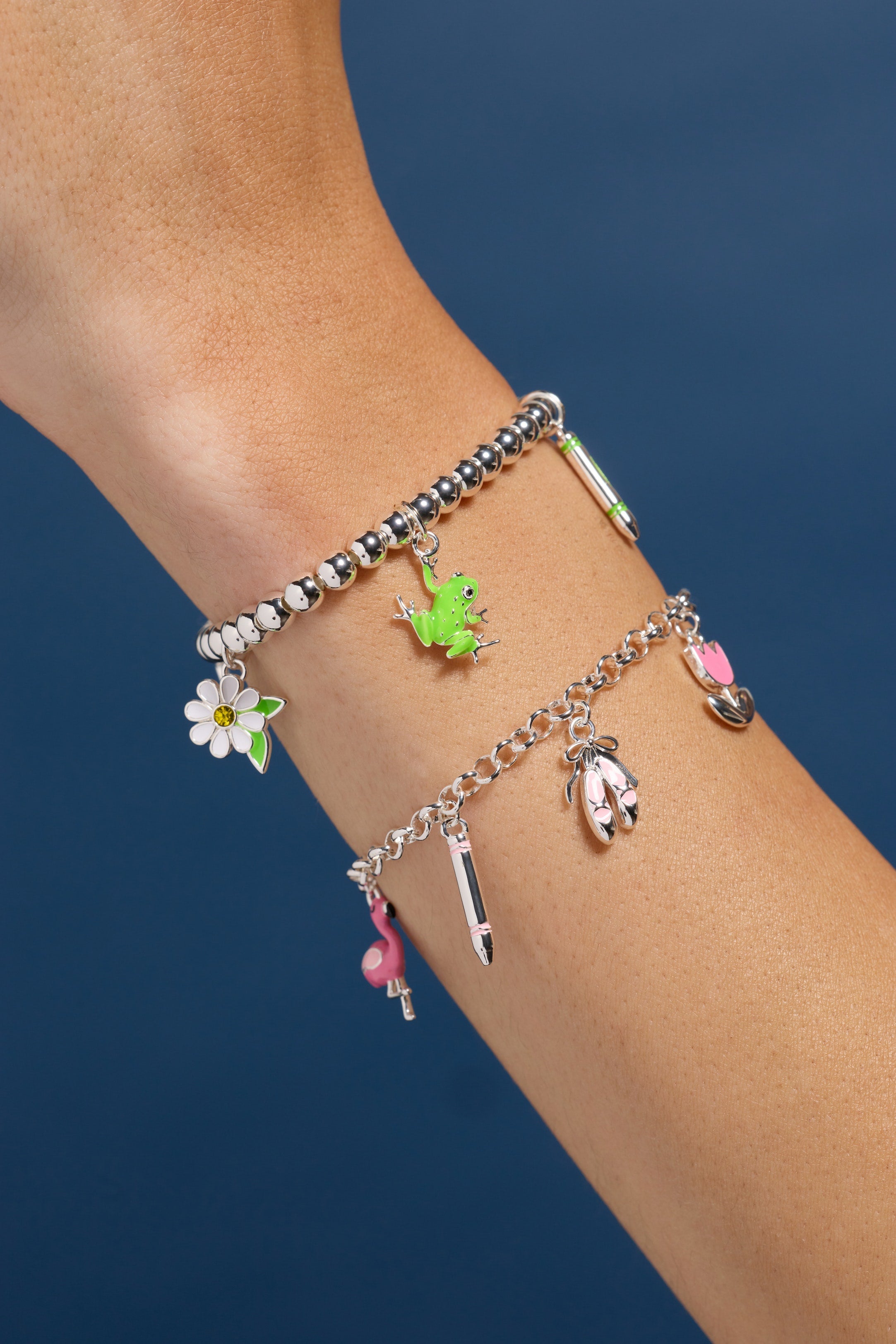 Crayola Fan Favorites Tickle Me Pink Charm Bracelet - Aaria Tees Aaria Tees