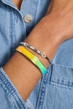 Crayola Robin's Egg Blue Crayon Tension Bangle - Aaria Tees Aaria Tees