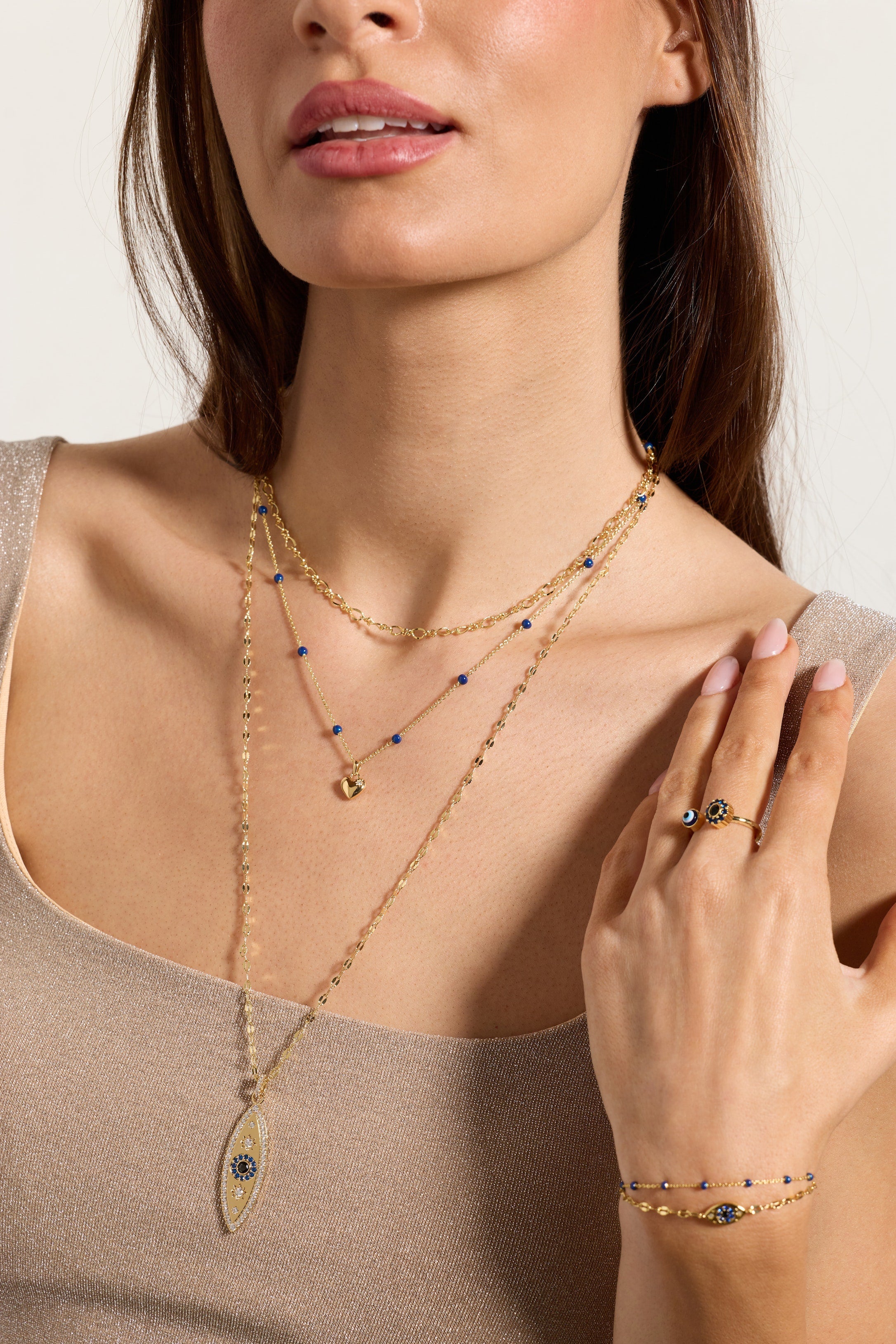 Festival Stranded™ Evil Eye Necklace - Aaria Tees Aaria Tees
