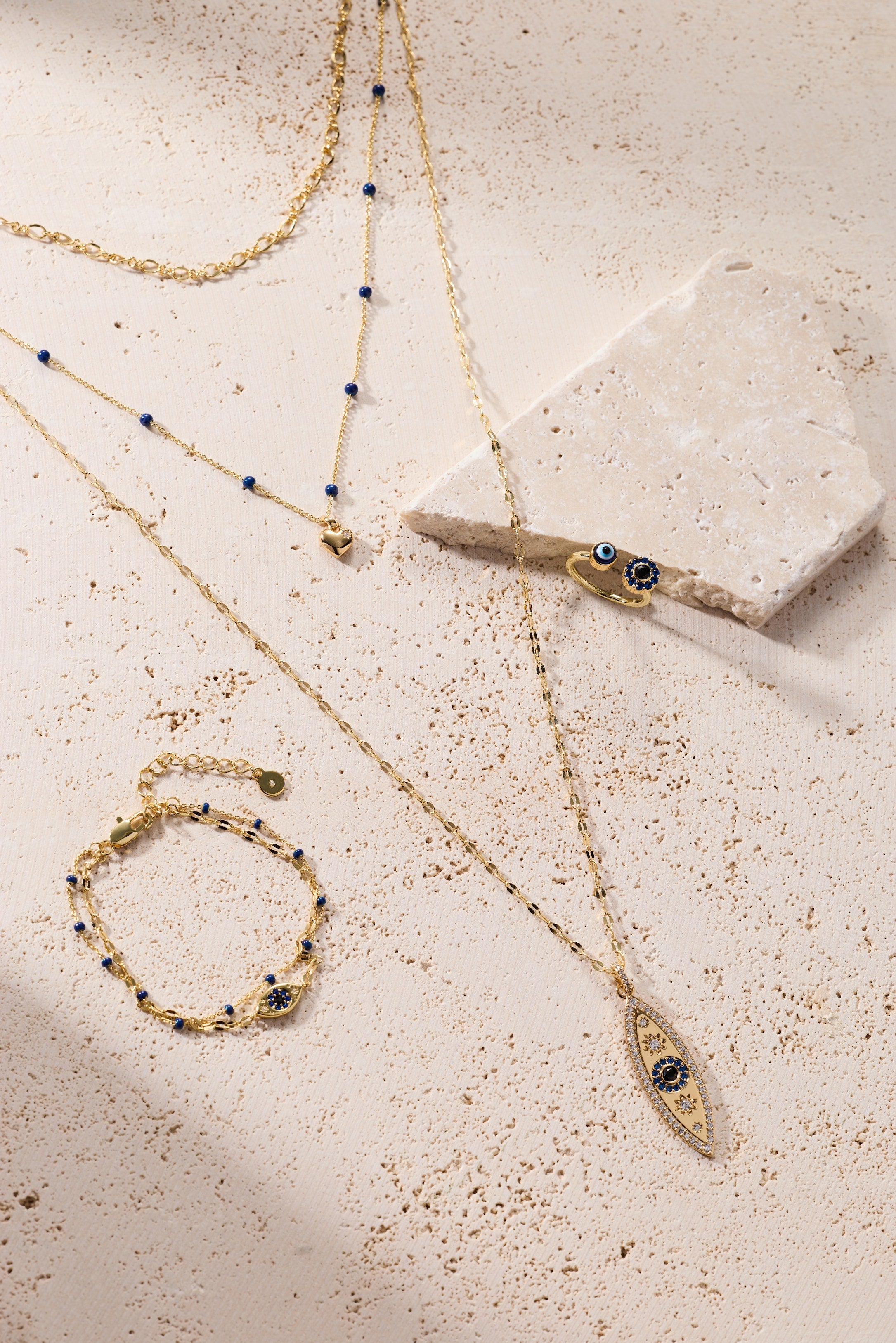 Festival Stranded™ Evil Eye Necklace - Aaria Tees Aaria Tees