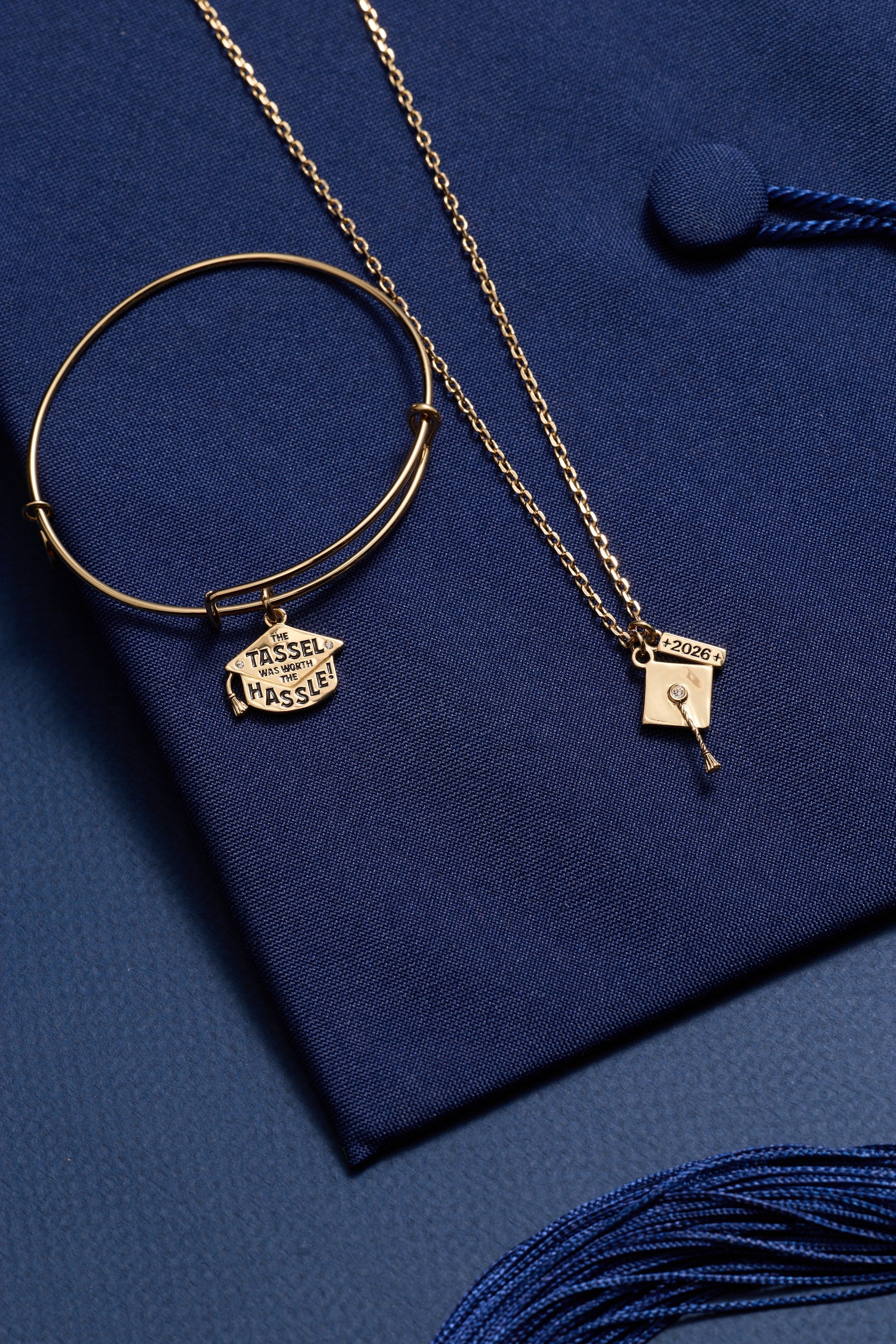 "The Tassel Was Worth The Hassle" Charm Bangle - Aaria Tees Aaria Tees