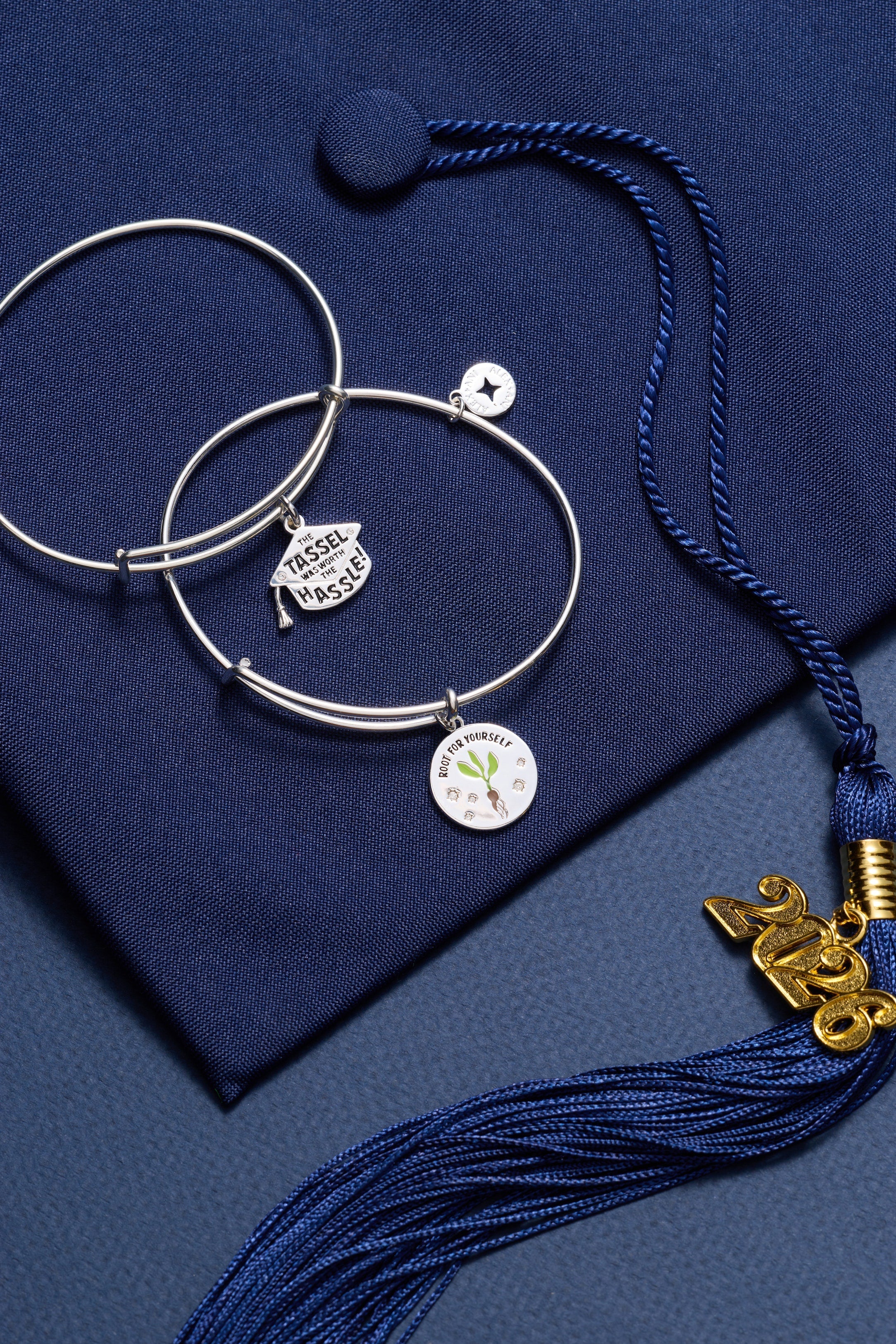 "The Tassel Was Worth The Hassle" Charm Bangle - Aaria Tees Aaria Tees