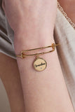 Grandma 'Wise And Warm, Her Love Feels Like Home' Charm Bangle - Aaria Tees Aaria Tees