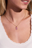 PEEPS® Pink Crystal Bunny Pendant Necklace - Aaria Tees Aaria Tees
