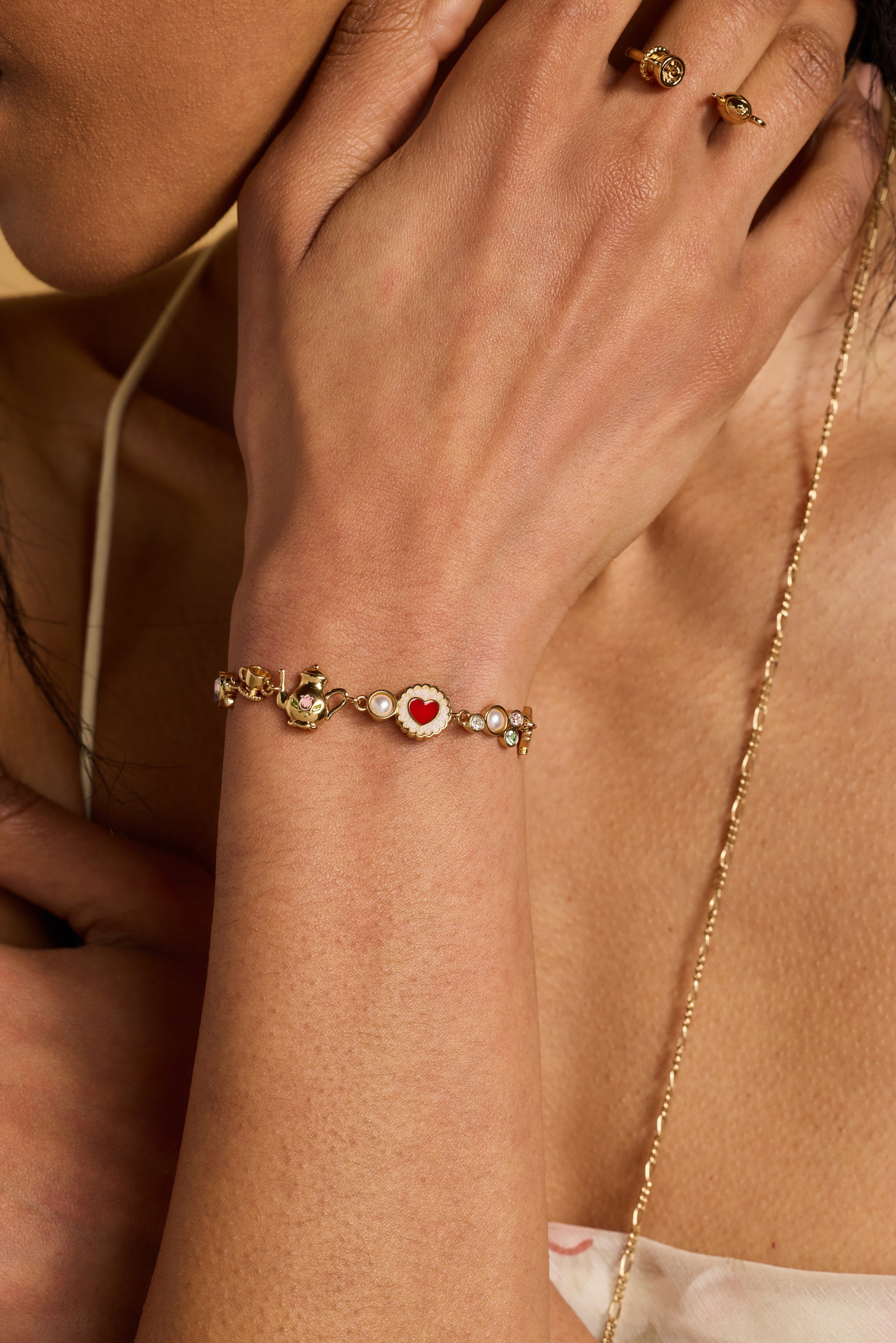 Tea Party Bolo Bracelet - Aaria Tees Aaria Tees