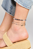Elephant Inline Charm Anklet - Aaria Tees Aaria Tees