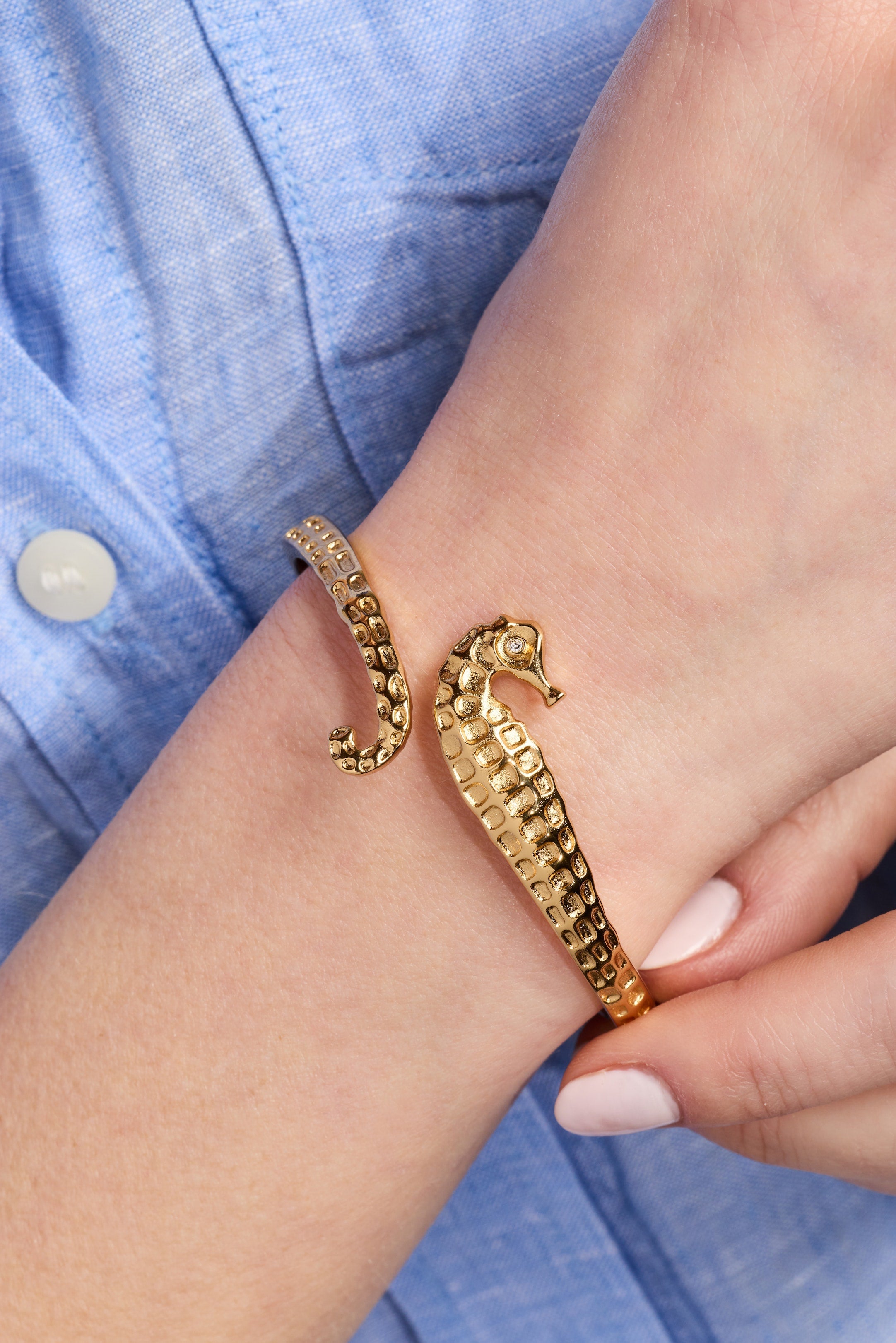 Seahorse Bypass Cuff - Aaria Tees Aaria Tees