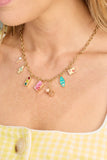 Road Trip Multi-Charm Necklace - Aaria Tees Aaria Tees