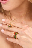 Hot Grill Summer 'Bun In A Million' Hamburger Pendant - Aaria Tees Aaria Tees