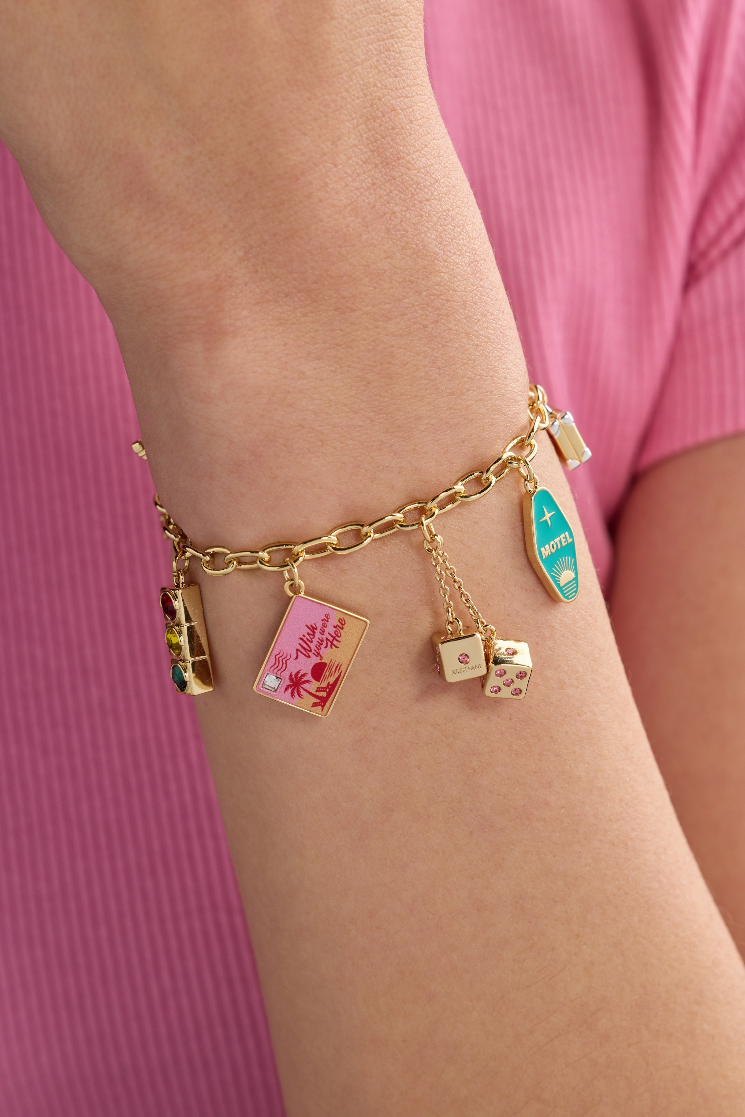 Road Trip Multi-Charm Bracelet - Aaria Tees Aaria Tees