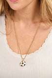 Soccer Ball "Control The Ball, Command The Game" Locket Necklace - Aaria Tees Aaria Tees