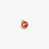 Rose Hoop Earring Charm, Circle - Aaria Tees Aaria Tees
