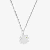 Four-Leaf Clover Necklace, 21" - Aaria Tees Aaria Tees