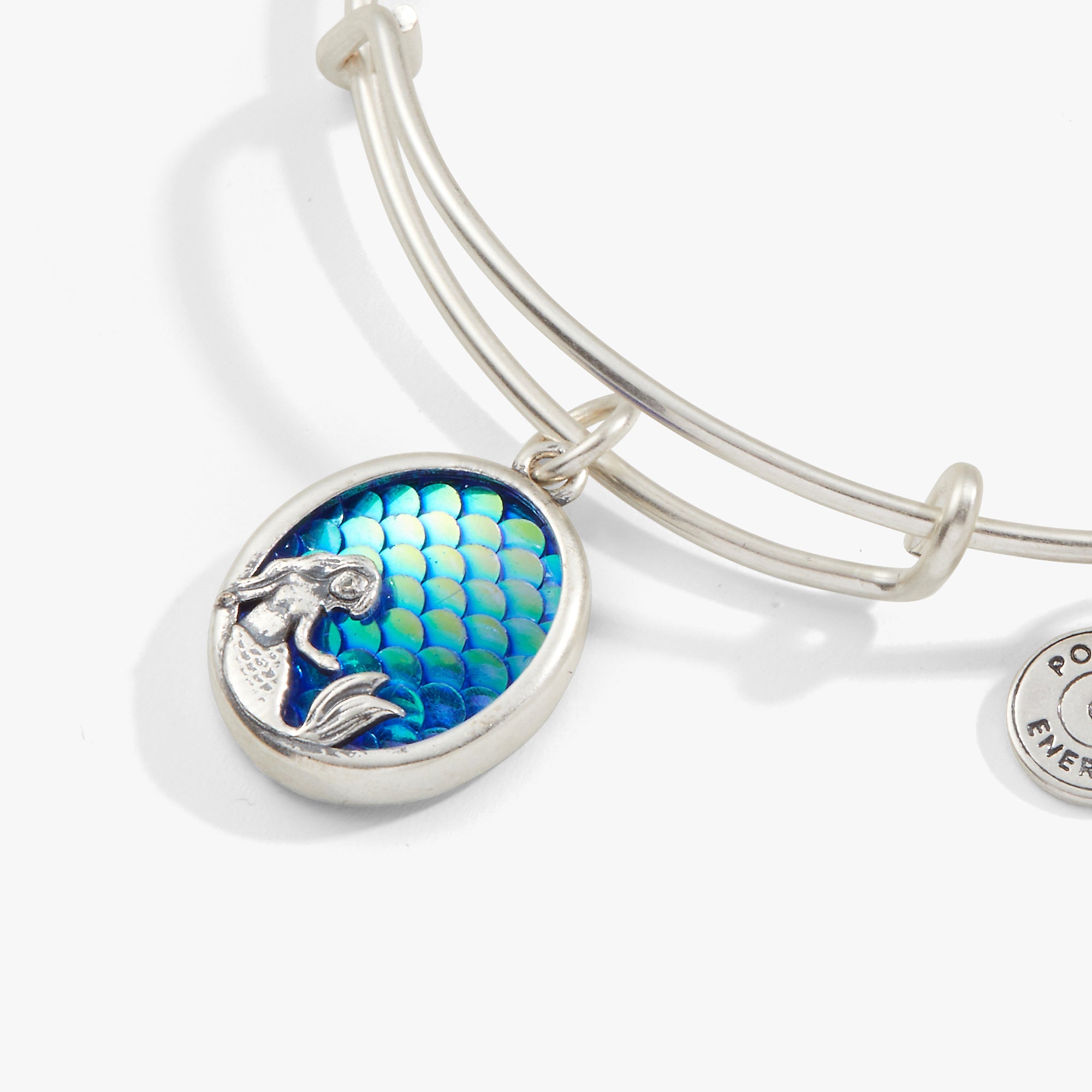 Iridescent Mermaid Charm Bangle - Aaria Tees Aaria Tees