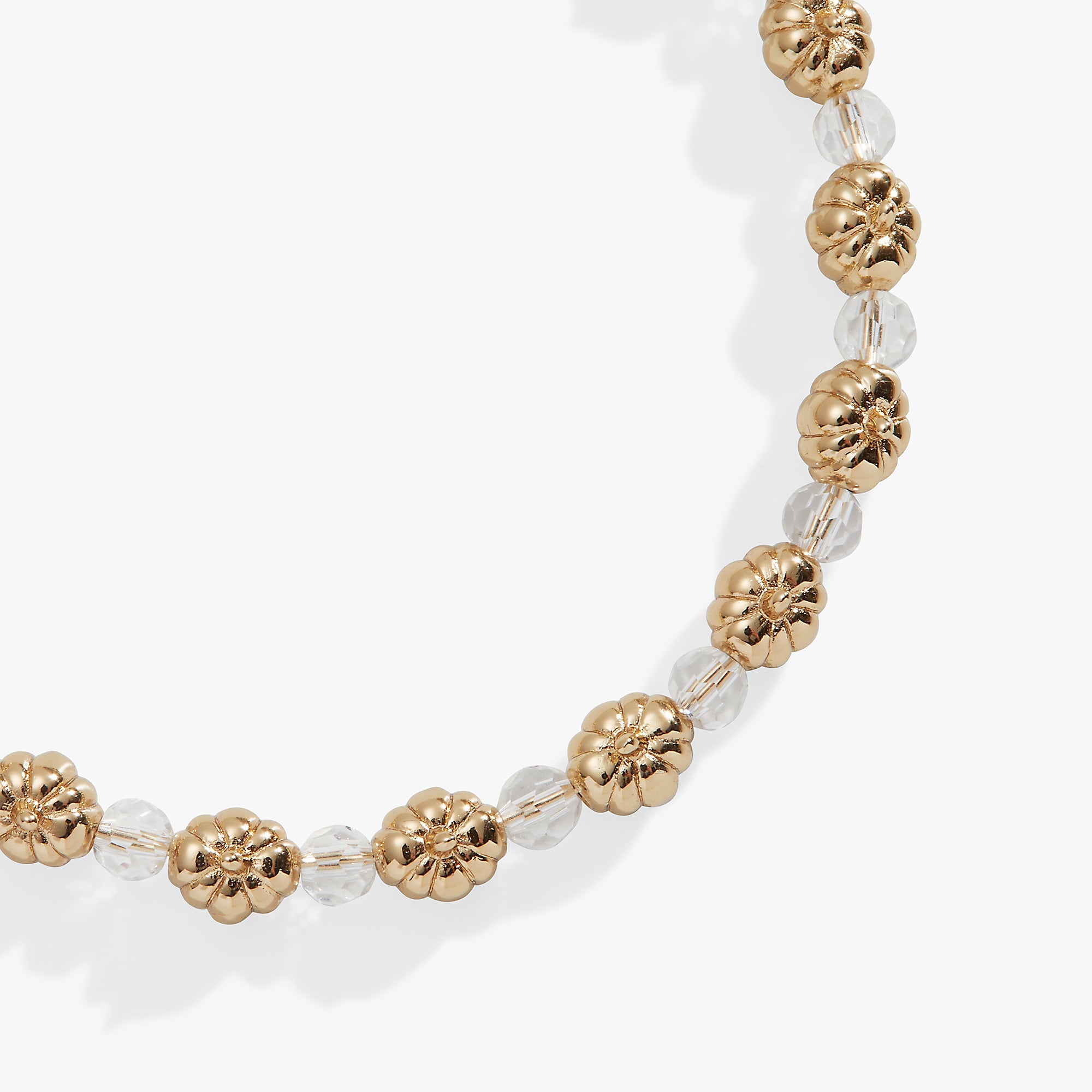Pumpkin + Crystal Beaded Bangle - Aaria Tees Aaria Tees