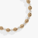 Pumpkin + Crystal Beaded Bangle - Aaria Tees Aaria Tees