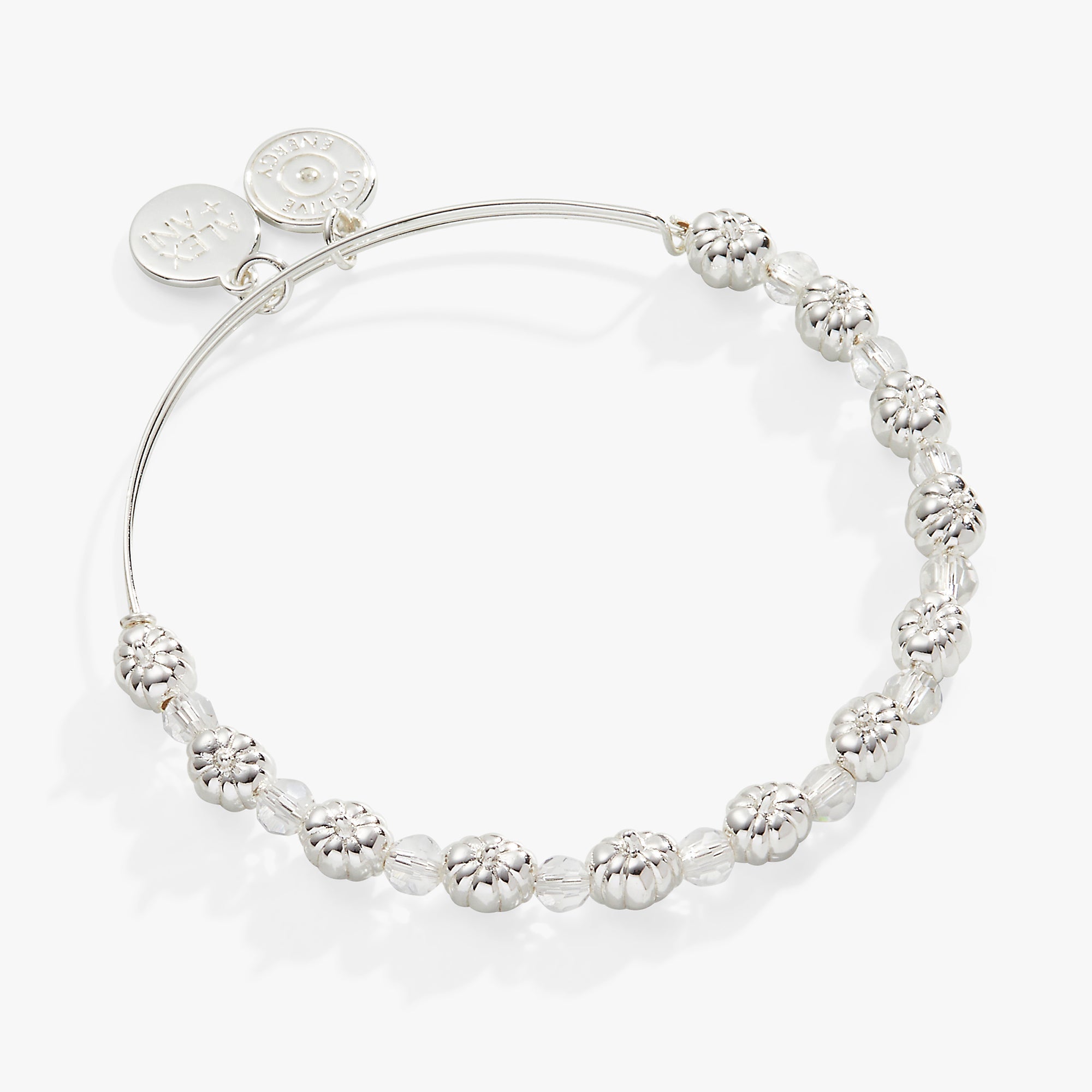 Pumpkin + Crystal Beaded Bangle - Aaria Tees Aaria Tees