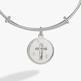 Hidden Message Cross Affirmation Bangle - Aaria Tees Aaria Tees