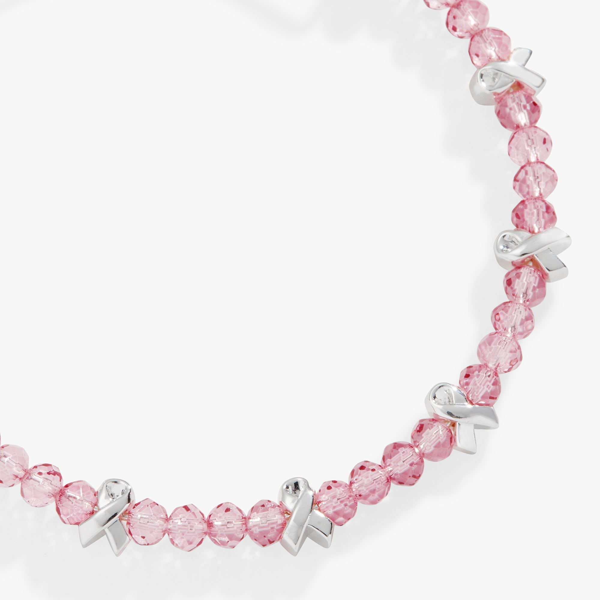 Breast Cancer Awareness Pink Ribbon Bangle - Aaria Tees Aaria Tees