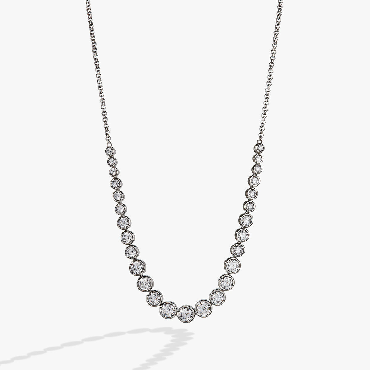 Crystal Tennis Necklace - Aaria Tees