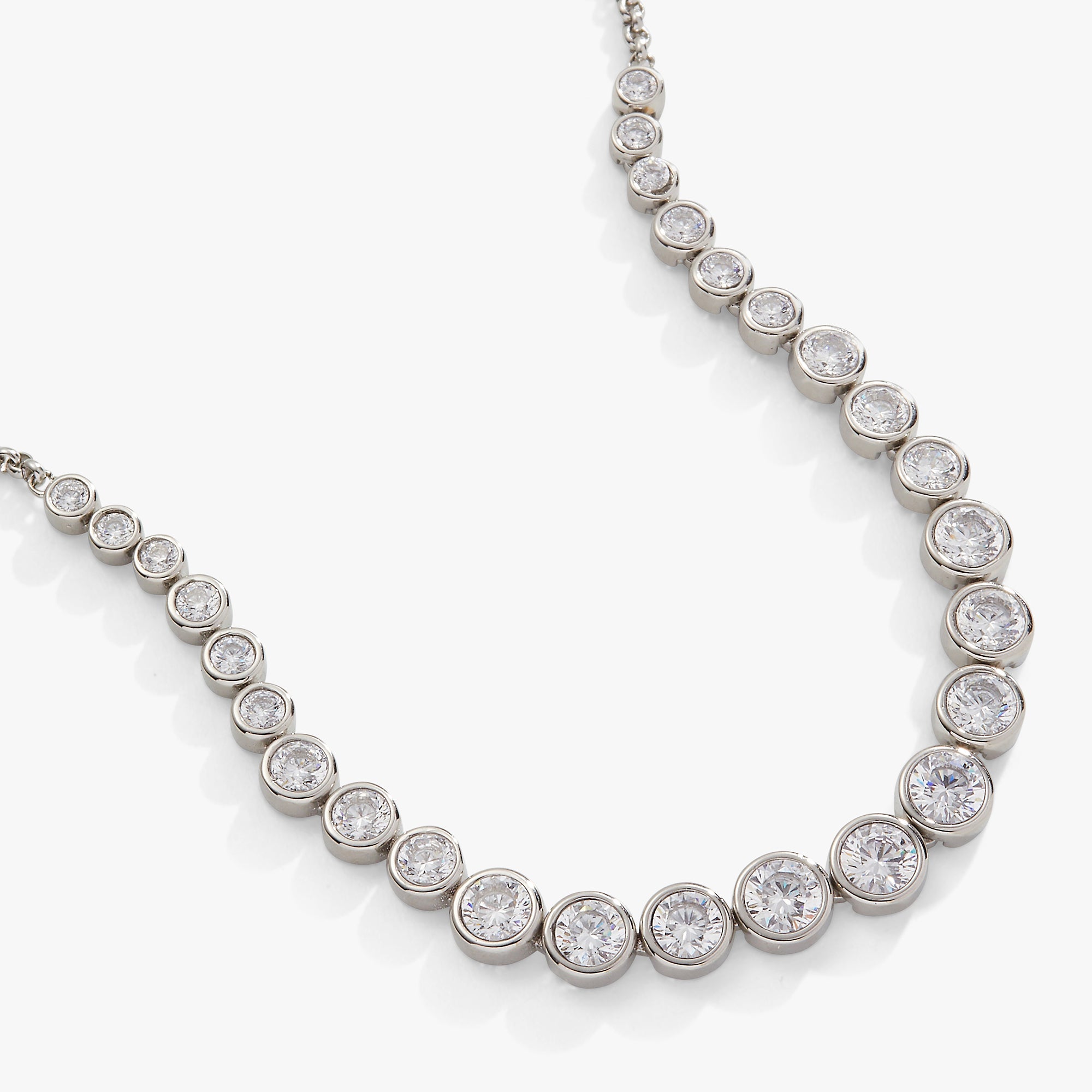 Crystal Tennis Necklace - Aaria Tees Aaria Tees