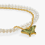 Emerald Swallowtail Butterfly Charm Bracelet - Aaria Tees Aaria Tees