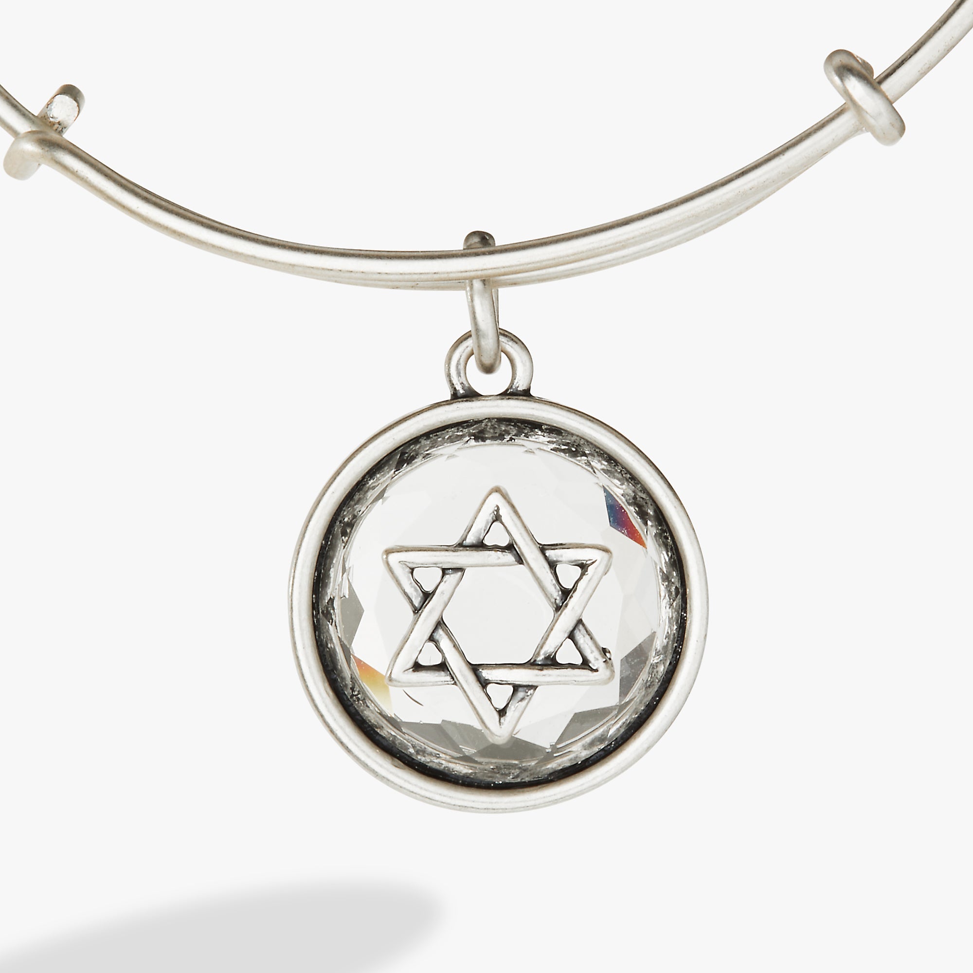 Star of David Crystal Charm Bangle - Aaria Tees Aaria Tees