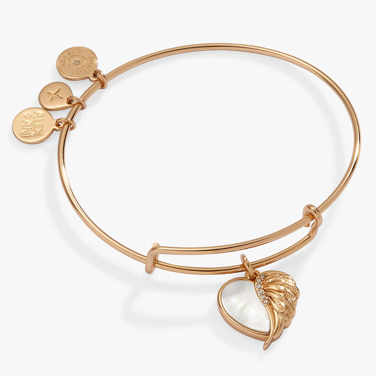 Wings of Protection Charm Bangle - Aaria Tees