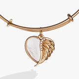 Wings of Protection Charm Bangle - Aaria Tees Aaria Tees