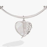 Wings of Protection Charm Bangle - Aaria Tees Aaria Tees