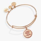 'Good Things Are Coming' Mantra Charm Bangle - Aaria Tees Aaria Tees