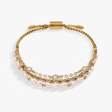 Crystal + Pearl Stranded™ Bracelet Set - Aaria Tees Aaria Tees