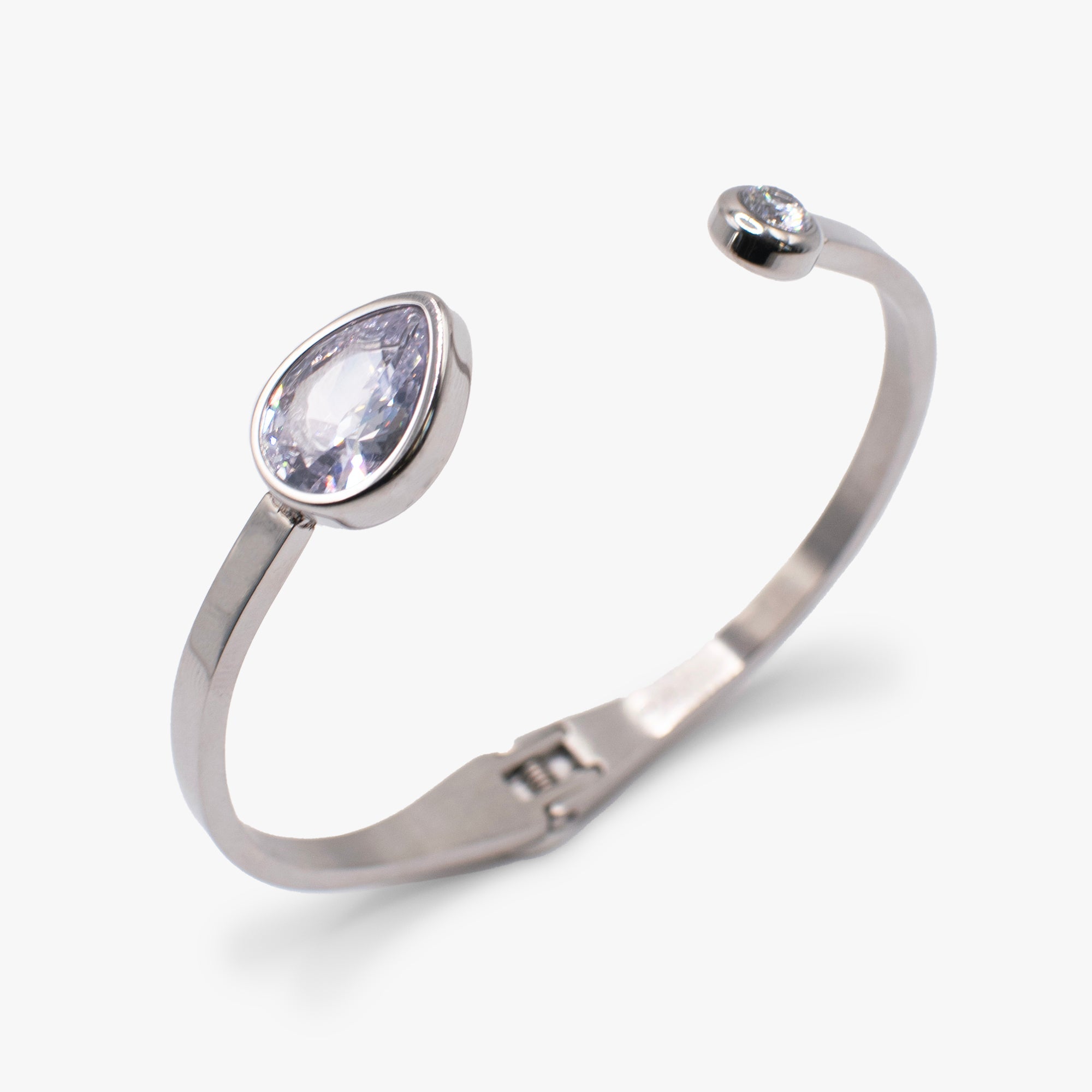 Crystal Hinge Cuff Bracelet - Aaria Tees Aaria Tees