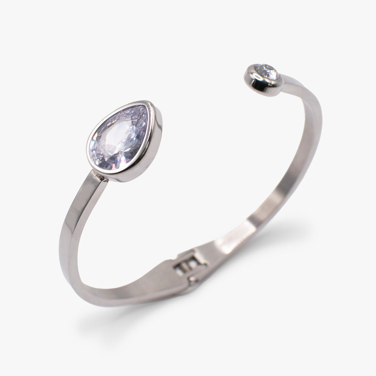 Crystal Hinge Cuff Bracelet - Aaria Tees