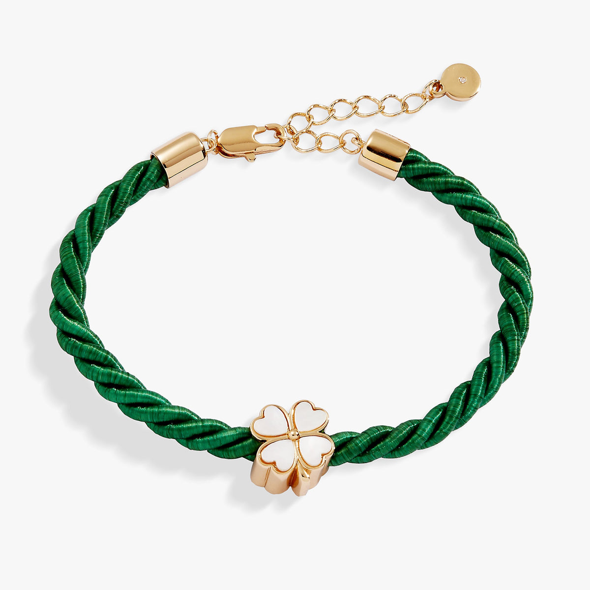Four Leaf Clover Cord Bracelet - Aaria Tees
