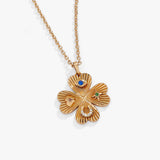 Lucky Four Leaf Clover Adjustable Necklace - Aaria Tees Aaria Tees