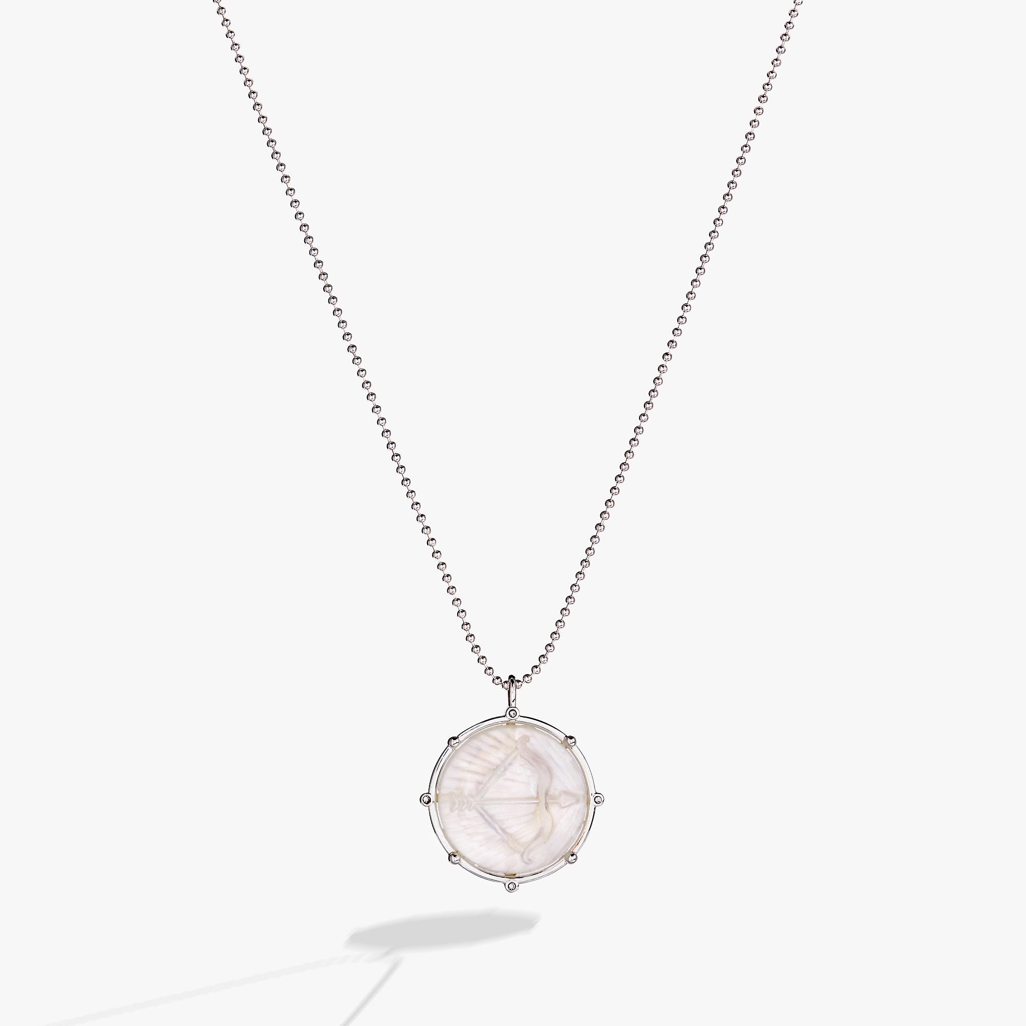 Sagittarius Zodiac Double-Sided Charm Necklace - Aaria Tees Aaria Tees