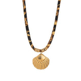 Shell Cord Necklace Aaria Tees