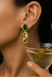 Virginia Emerald Drop Earring Aaria Tees