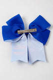 Blue floral hair bow - Aaria Tees Aaria Tees