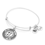 Number 9 Charm Bangle Bracelet | Worldly, Kind, and Noble - Aaria Tees Aaria Tees