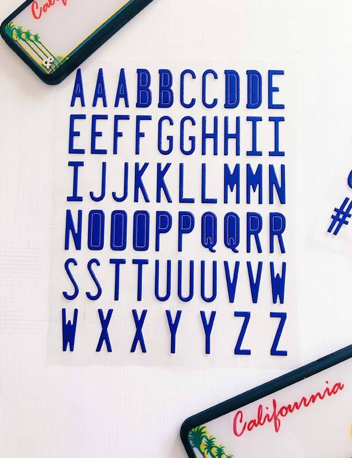 Alphabet Sticker Pack - Aaria Tees Aaria Tees