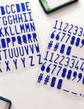 Alphabet Sticker Pack - Aaria Tees Aaria Tees