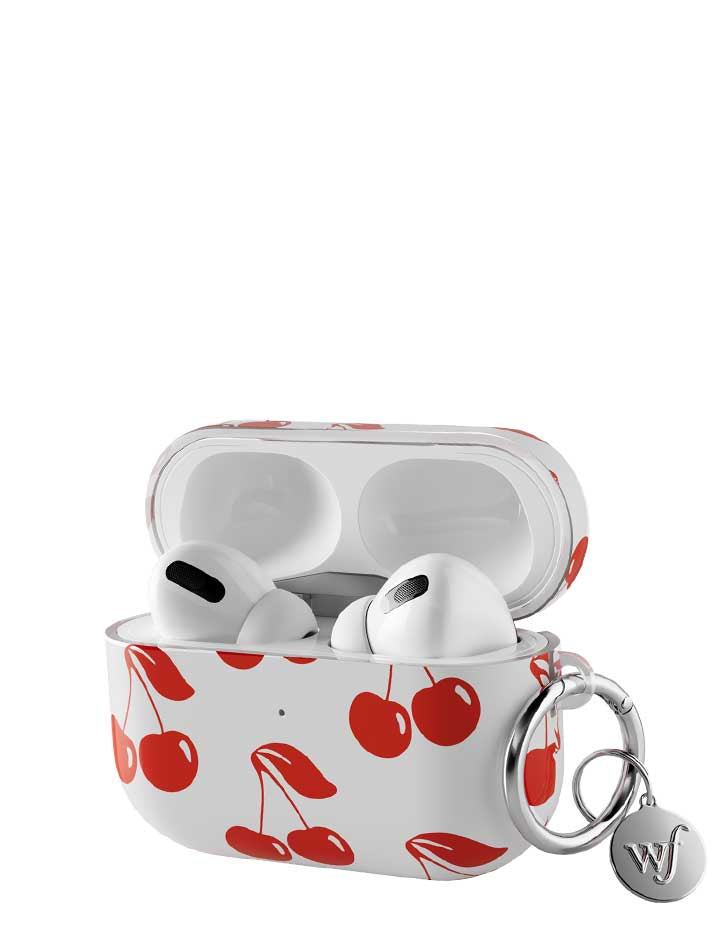 American Cherries AirPods Case - Aaria Tees Aaria Tees