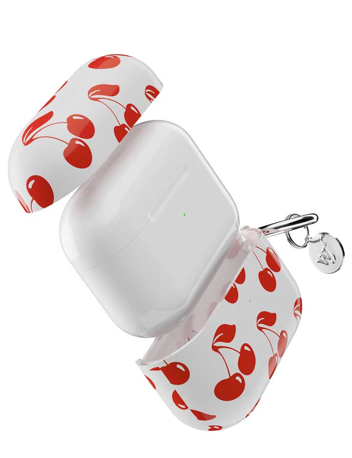 American Cherries AirPods Case - Aaria Tees Aaria Tees