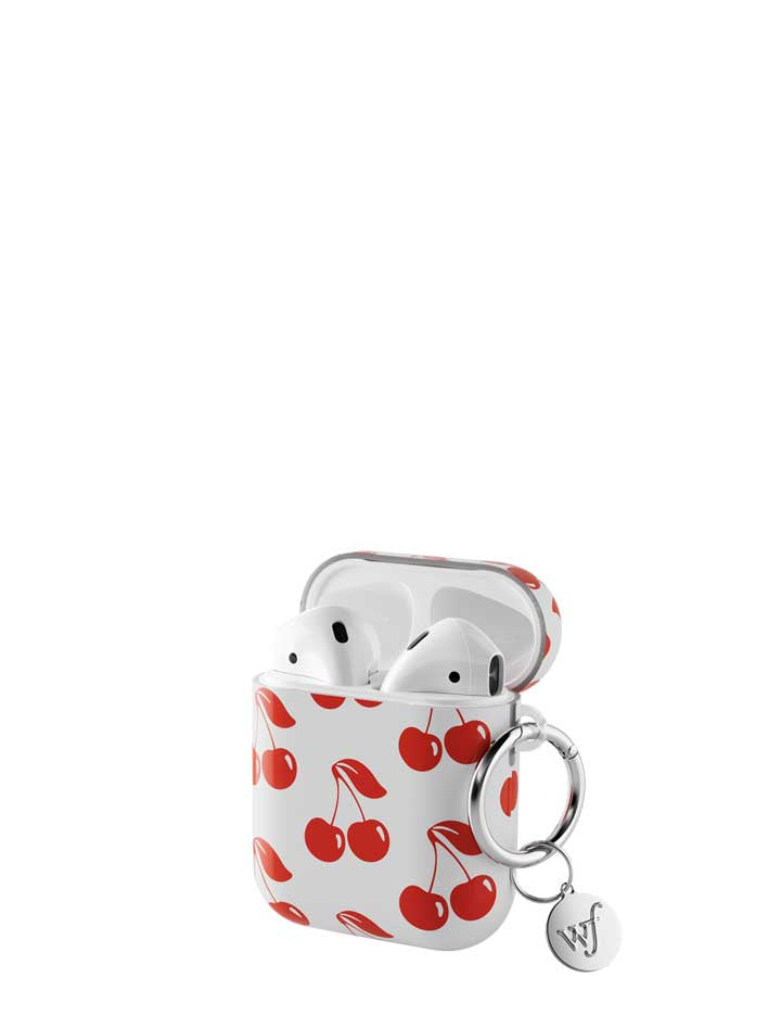 American Cherries AirPods Case - Aaria Tees Aaria Tees