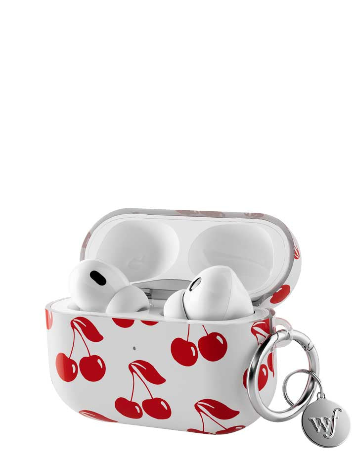 American Cherries AirPods Case - Aaria Tees Aaria Tees