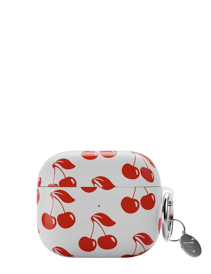 American Cherries AirPods Case - Aaria Tees Aaria Tees